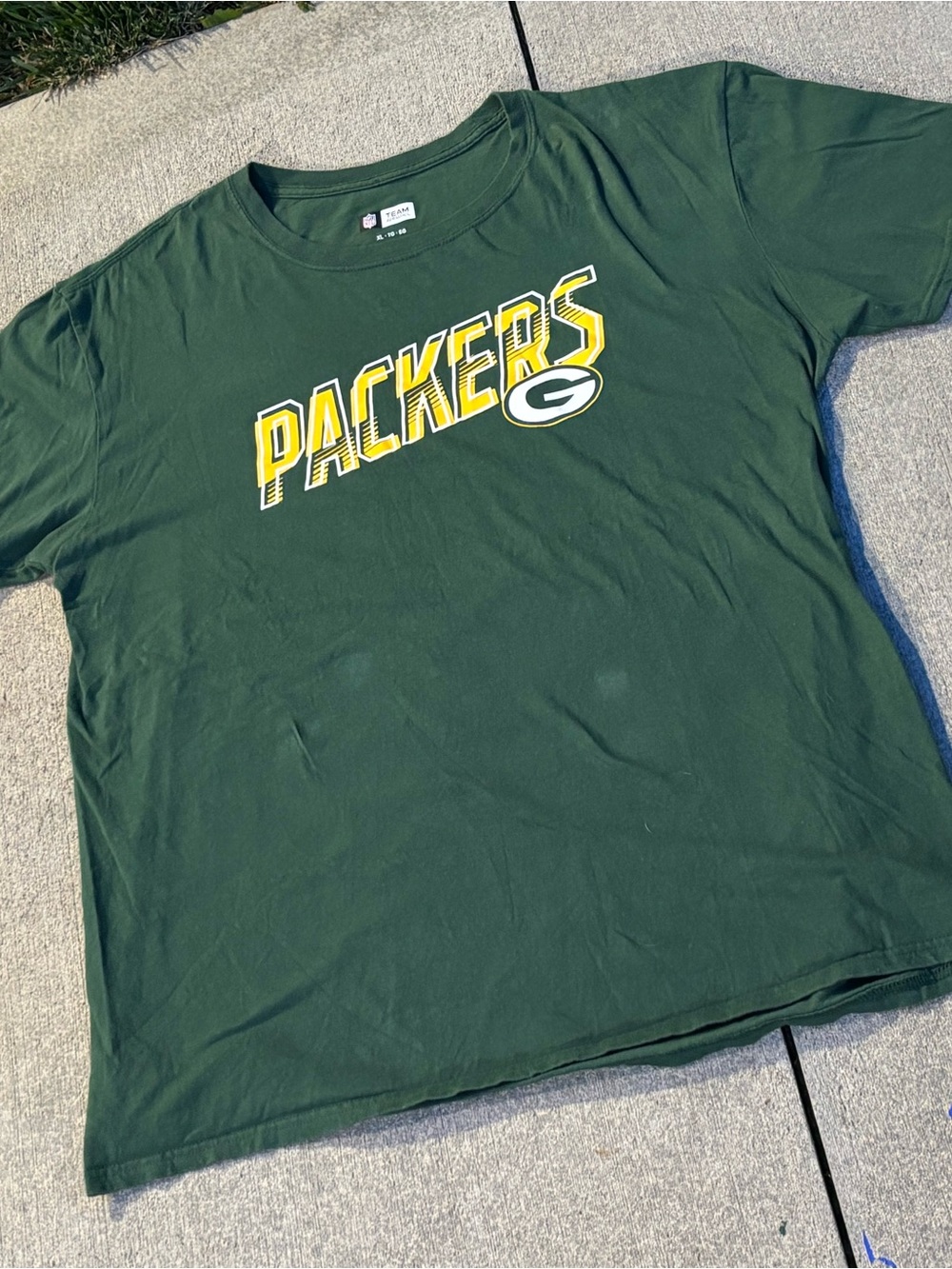Team Apparel Green NFL Logo Tag Tee